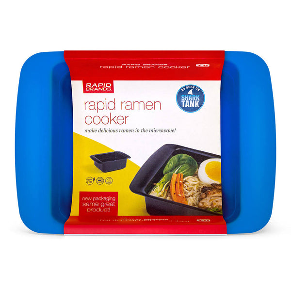 Rapid Ramen Cooker Microwavable Cookware for Instant Ramen BPA Free and Dishwasher Safe Perfect for Dorm, Small Kitchen or Office Blue - Blue