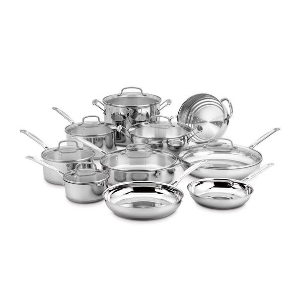 Cuisinart Chefs Classic 17 - Piece Stainless Steel Cookware Set - Multiple / Cookware Set