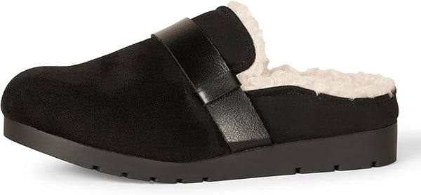 Women's Backless Shearling Memory Foam Non-Slip Mule