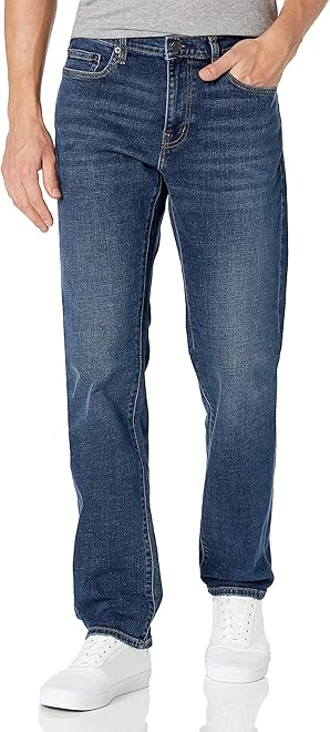 Mens Straight-Fit Stretch Jean