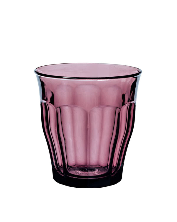 Duralex Picardie 4 - Piece 8.375oz. Tempered Glass Drinking Glass Glassware Set (Set of 4) Color: Plum