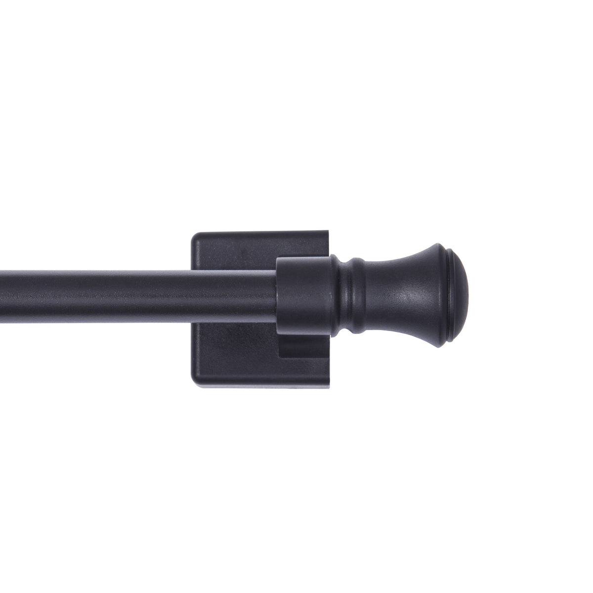 Mainstays Cameron 7/16 inch Adjustable Multi-Use Magnetic Appliance Rod, 16-28 inch, Black - Black
