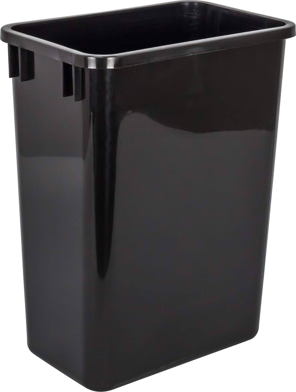 Hardware Resources Replacement Waste Container, 35qt., Black - Black / 9-7/16" Wide X 14-1/2" Deep X 18" Tall