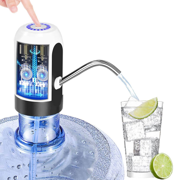 BLNYPOR Water Bottle Pump 5 Gallon Electric Drinking Water Pump Portable Water Dispenser USB Charging Water Bottle Pump Water Bottle for Universal 2-5